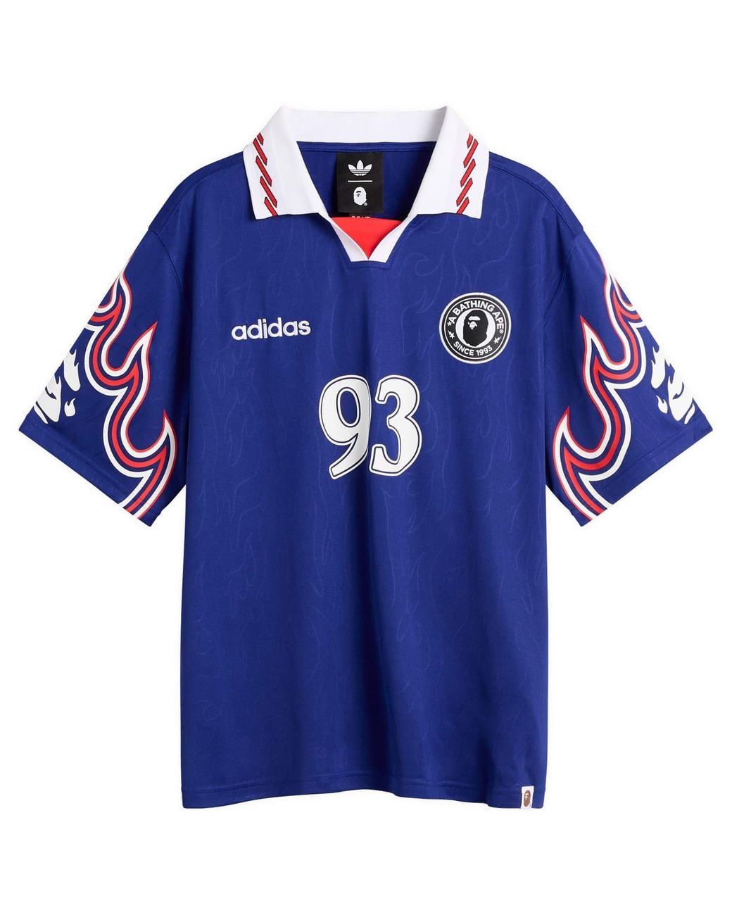 ウェア A Bathing Ape Football Flame Jersey adidas X A Bathing Ape Football Flame Jersey in Blue for Men | Lyst