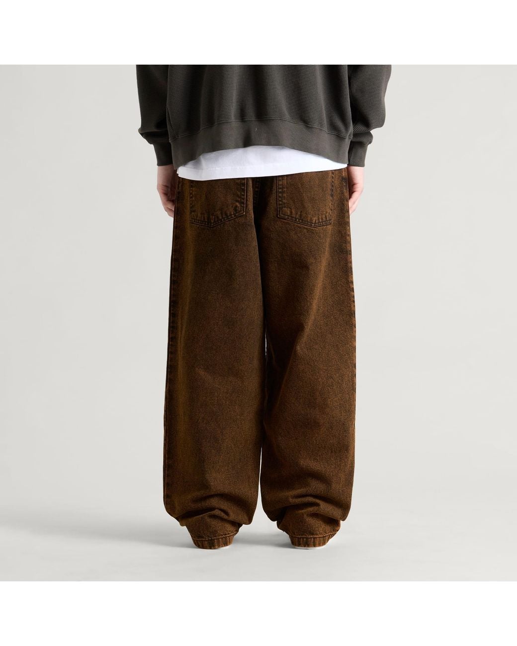POLAR SKATE Brown X Ebou Sanyang Big Boy Jeans for men