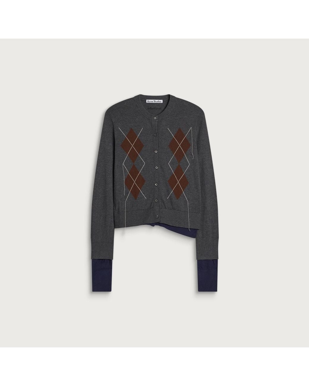 Acne Black Kohona Silky Wool Cardigan