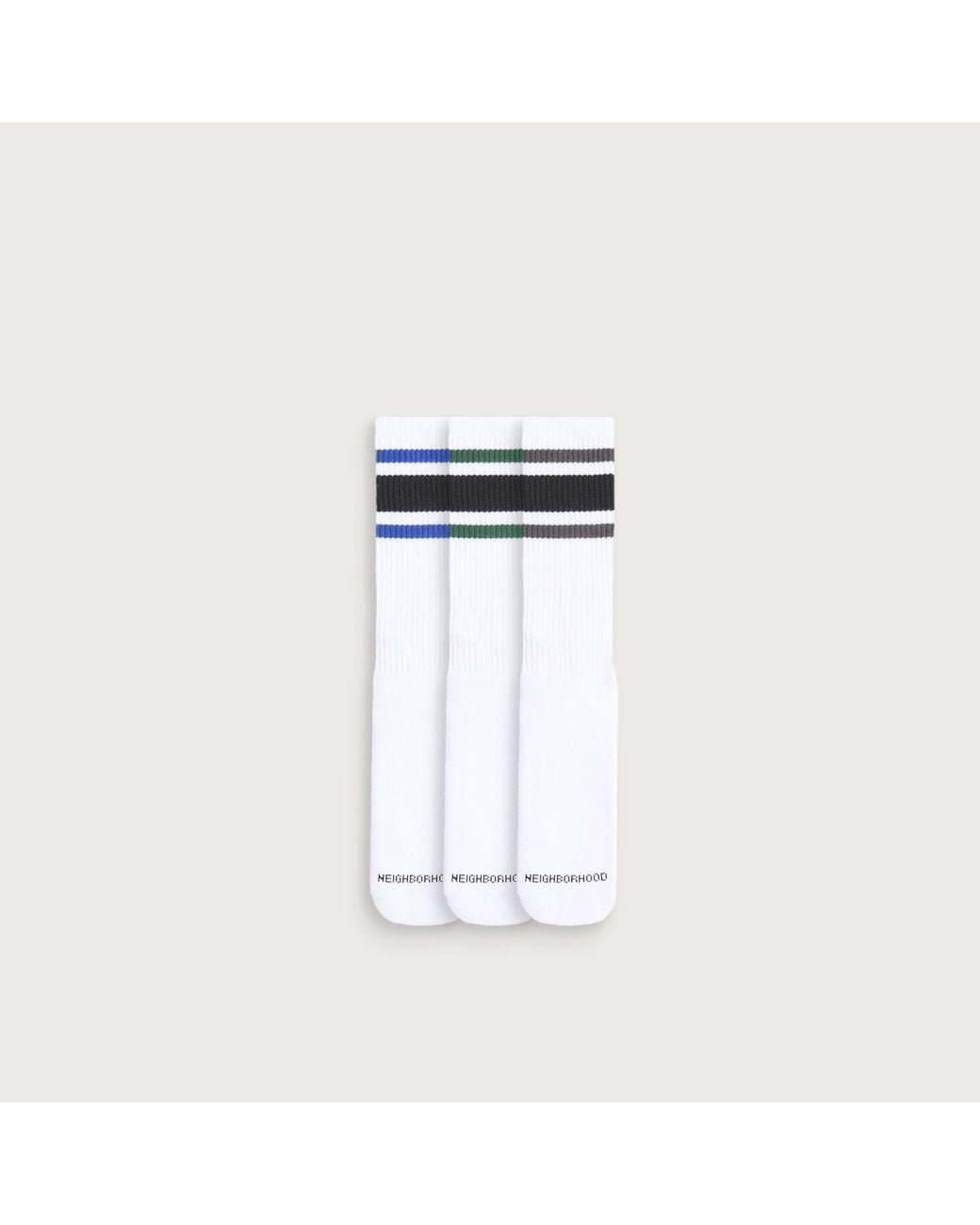 Neighborhood Blue Classic 3-Pack Socks for men
