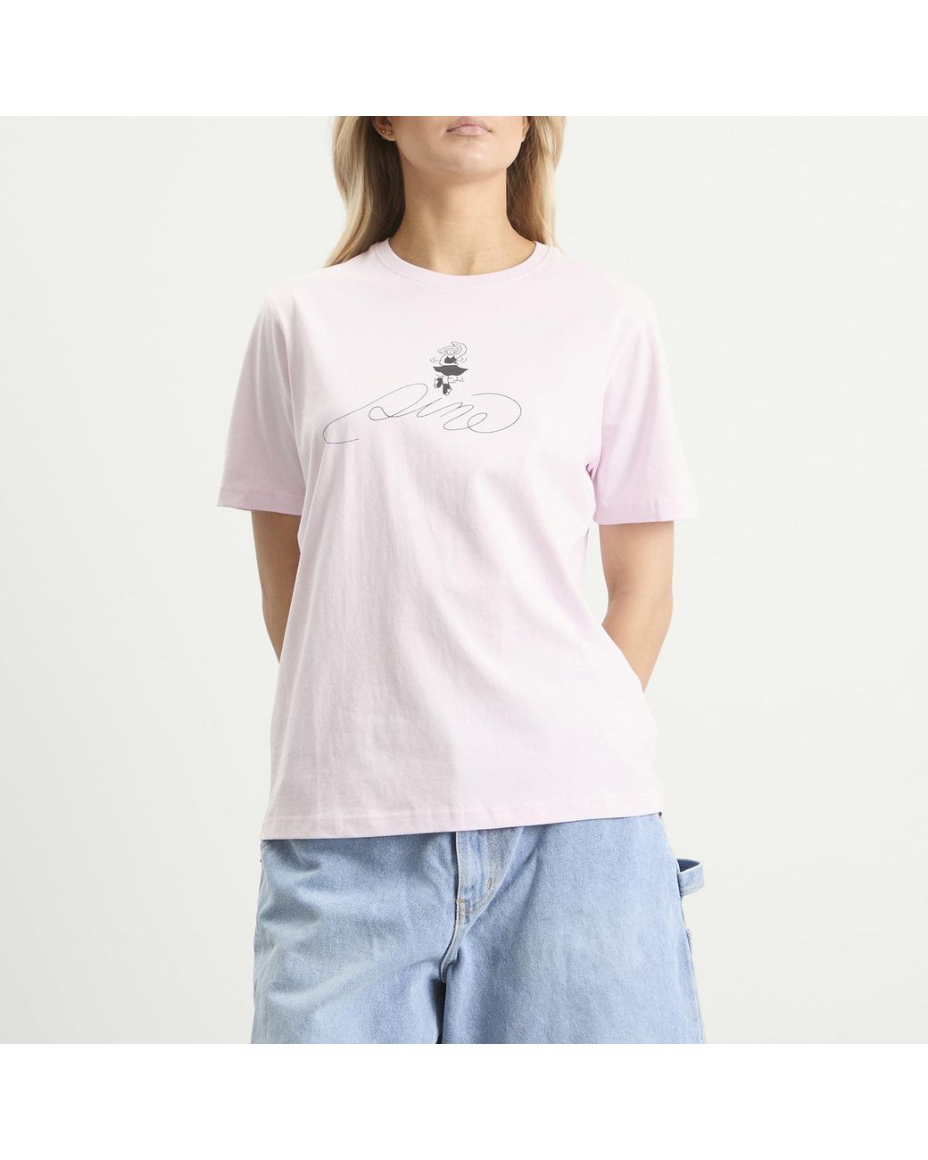 Dime Pink Skater T-Shirt