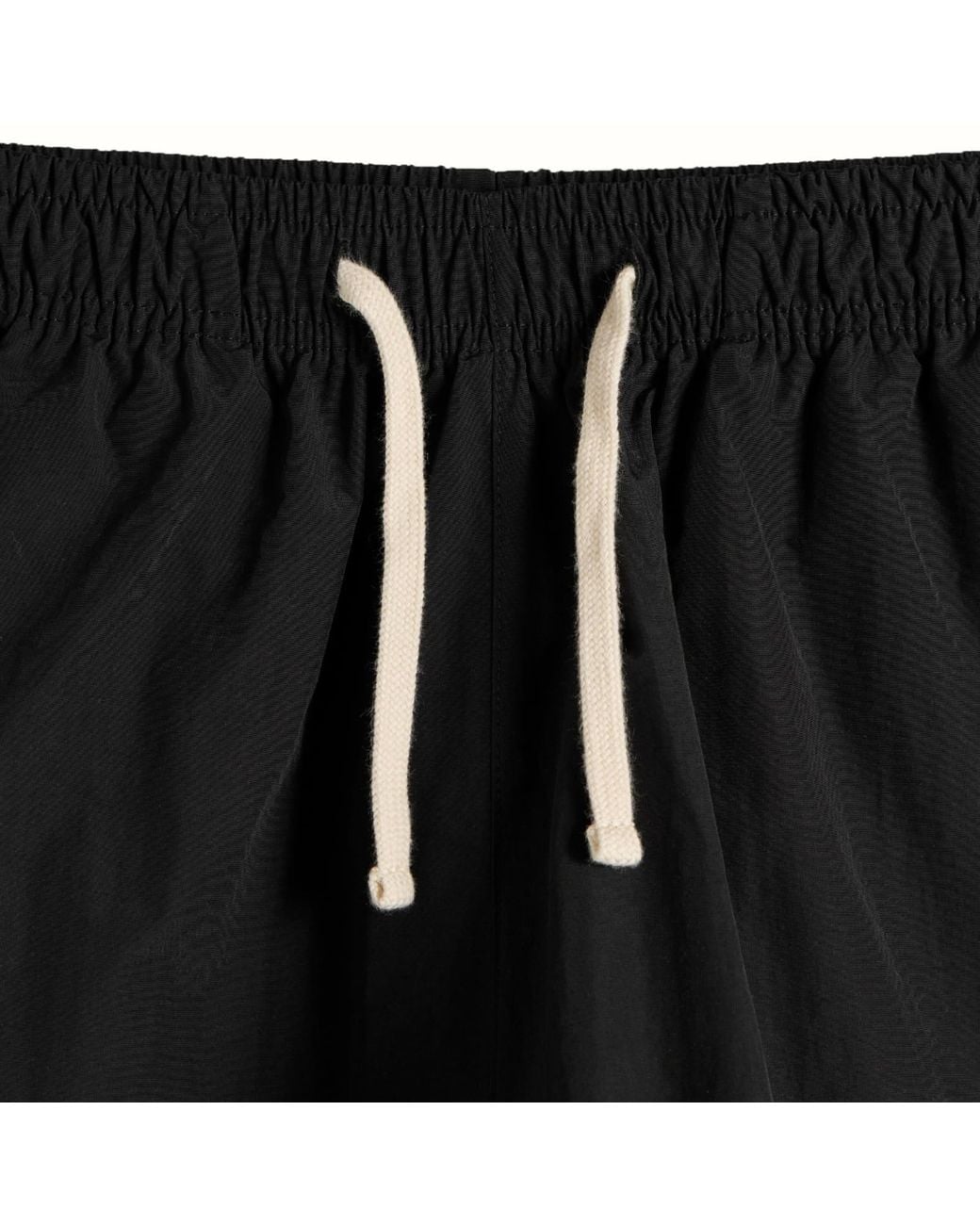 END. Black Flight Drawstring Shorts