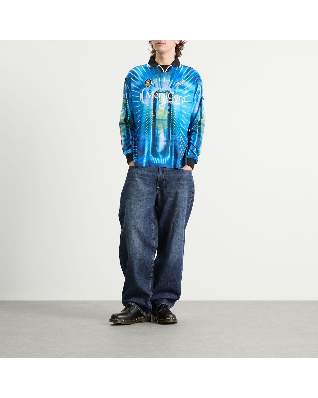 METALWOOD STUDIO Blue Ktv Long Sleeve Jersey for men