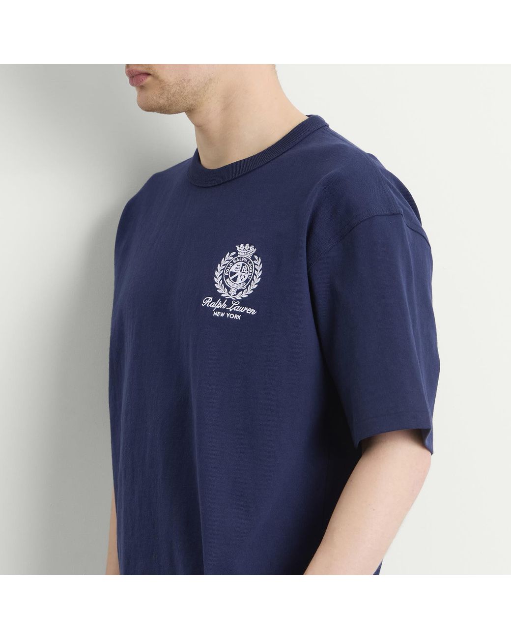 Polo Ralph Lauren Blue Crest Logo T-Shirt for men