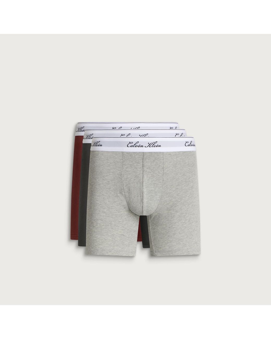 Calvin Klein Gray Icon Script Boxer Brief for men
