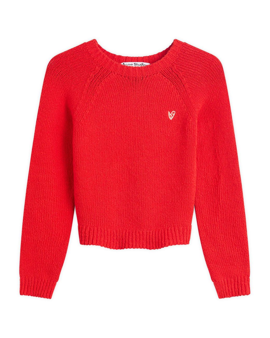 Acne Red Koshi Socks Ribs Sweater