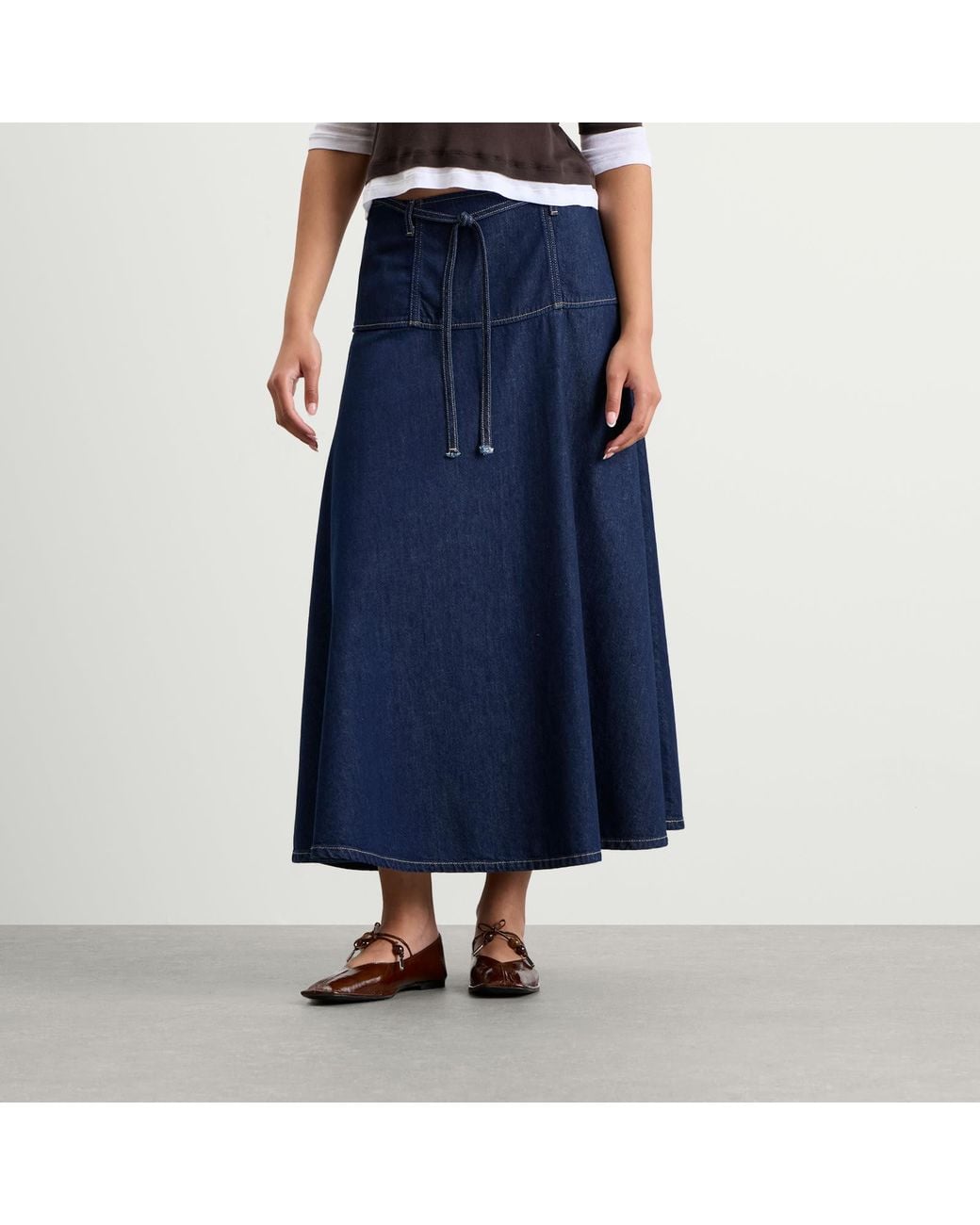 Samsøe & Samsøe Blue Satilly Skirt