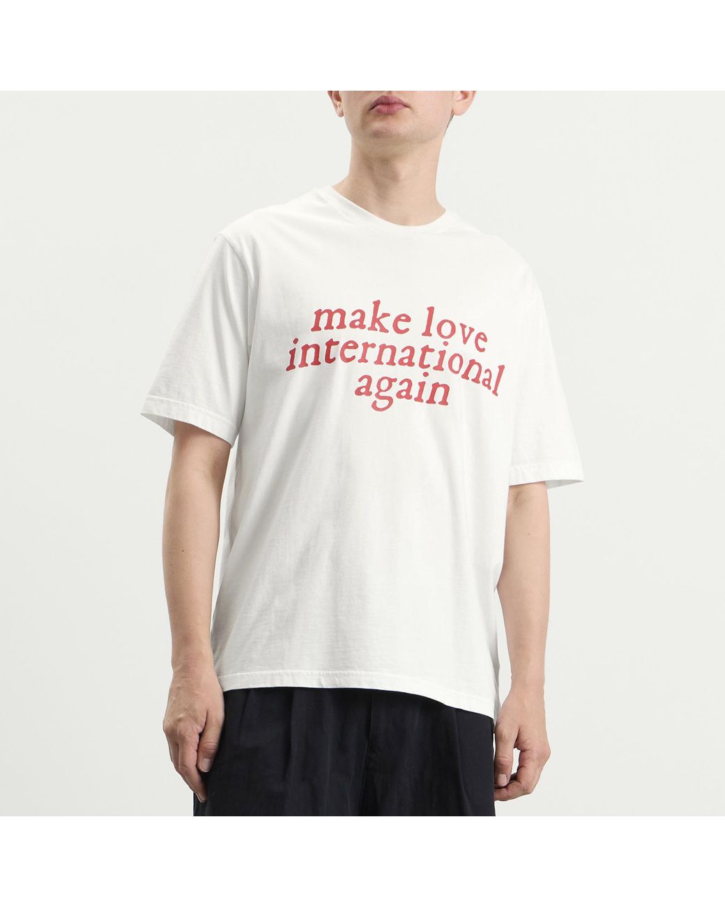 ACMH by Magic Castles White X Love International Mlia T-Shirt for men