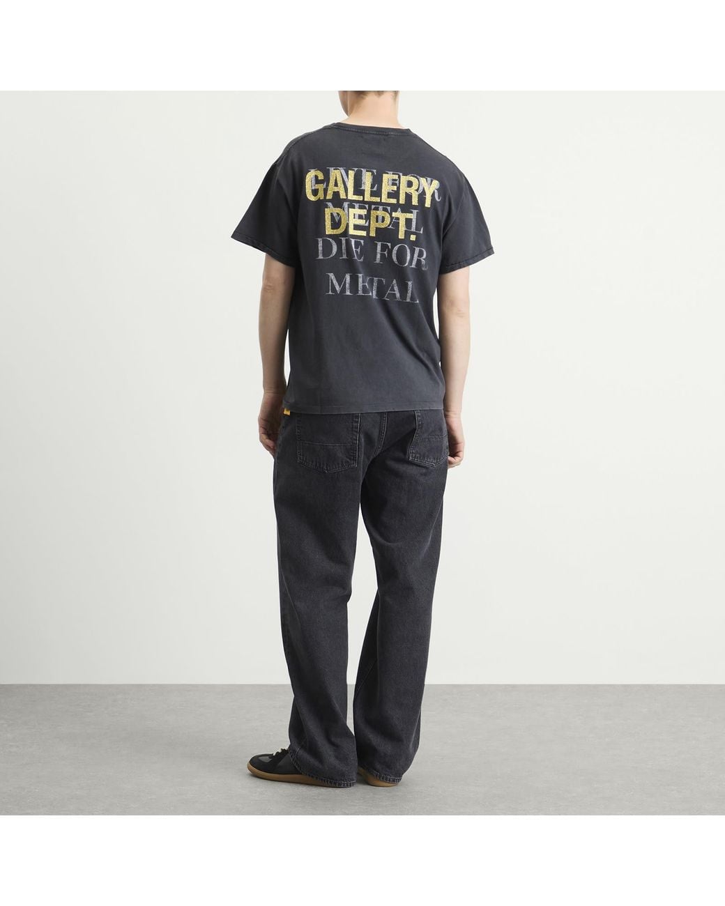 GALLERY DEPT. Live For Metal T-Shirt in Gray for Men | Lyst