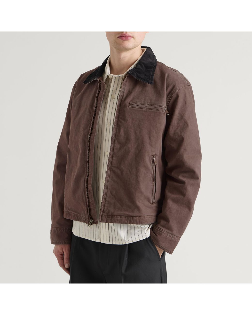 Corridor NYC Brown Utility Jacket for men