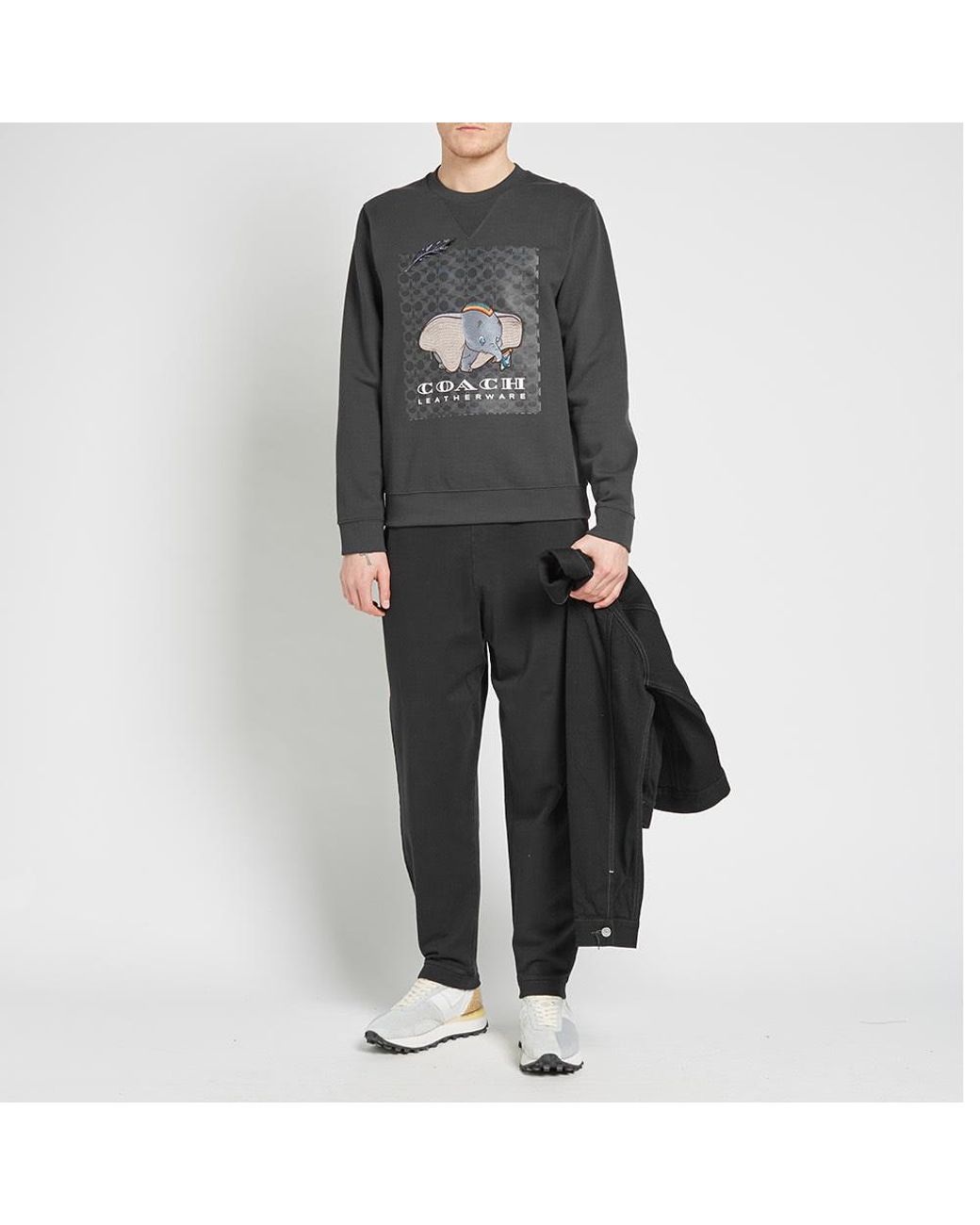 COACH X Disney Dumbo Crew Sweat in Black for Men | Lyst COACH X Disney Dumbo Crew Sweat in Black for Men | Lyst