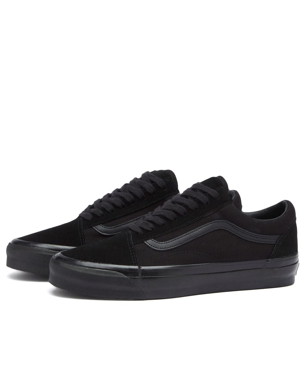 Vans Black Iconic Low-Top Canvas Sneakers