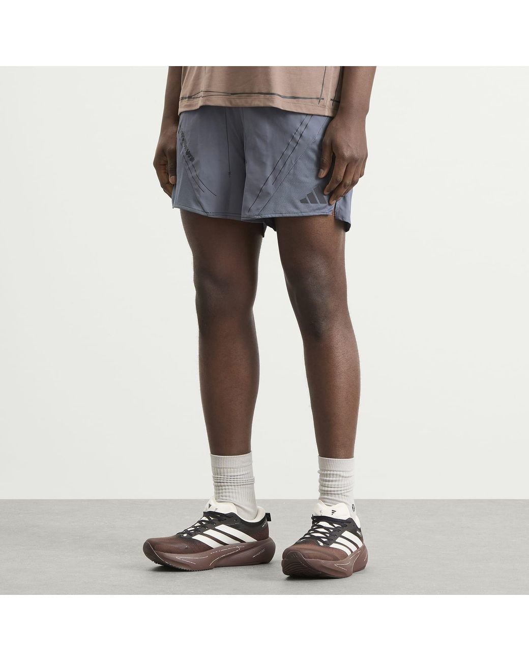 Adidas Gray X Song For The Mute Running Shorts for men