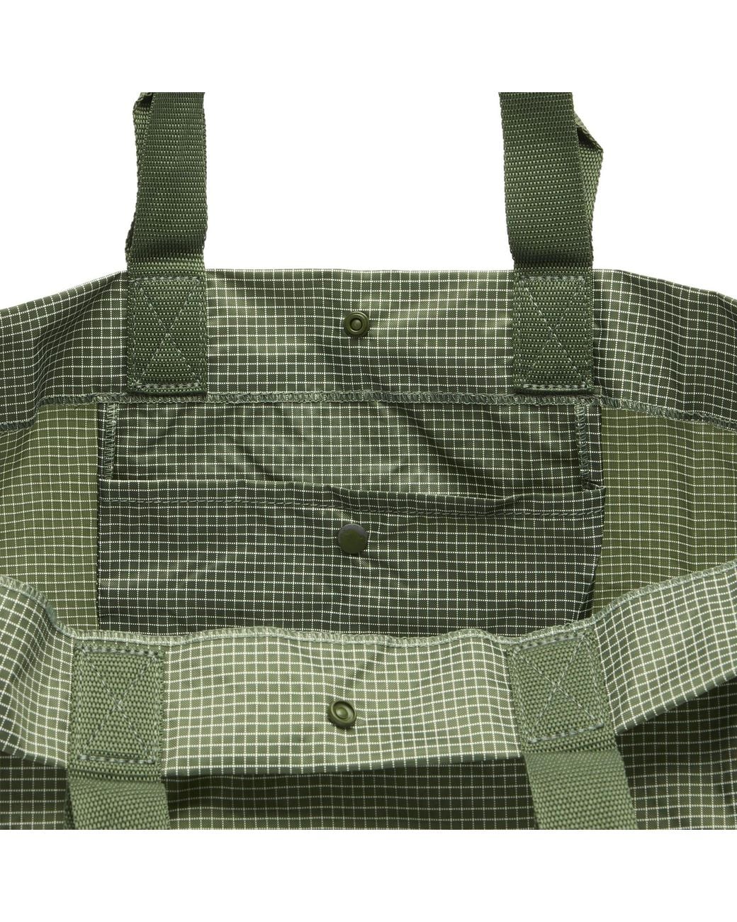 Hay Green Grid Weekend Bag