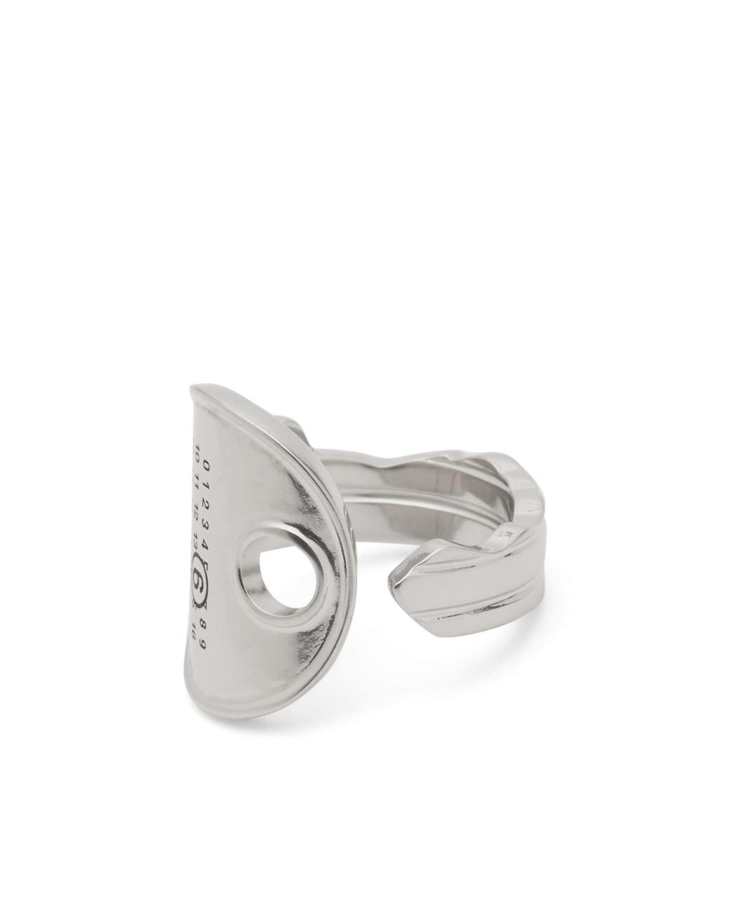 Maison Margiela White Mm6 Key Ring for men
