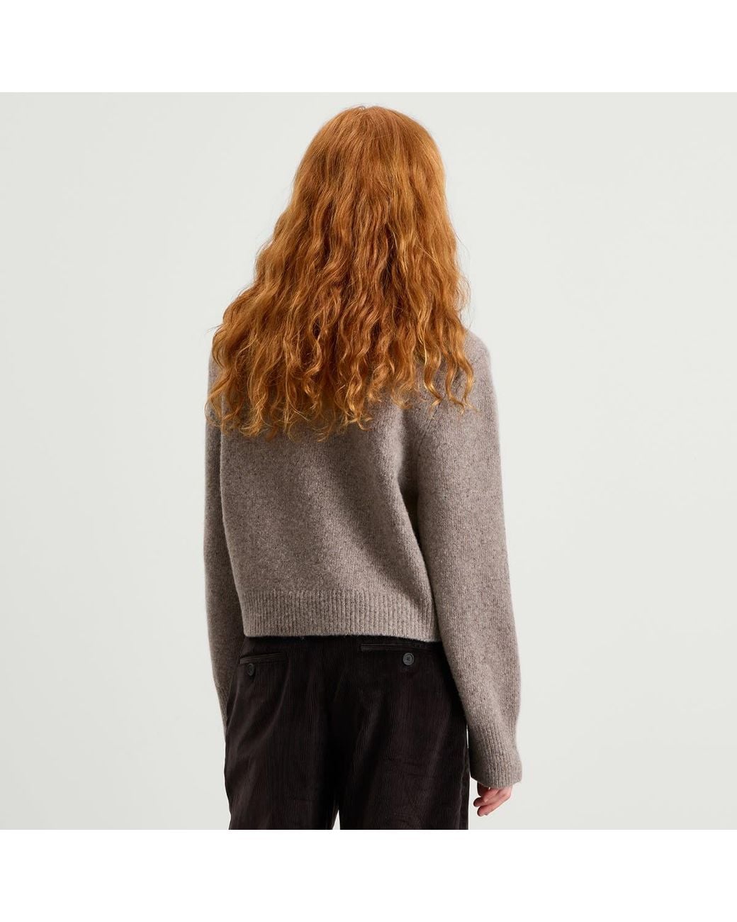 Rohe Brown Statement Mouliné Cardigan