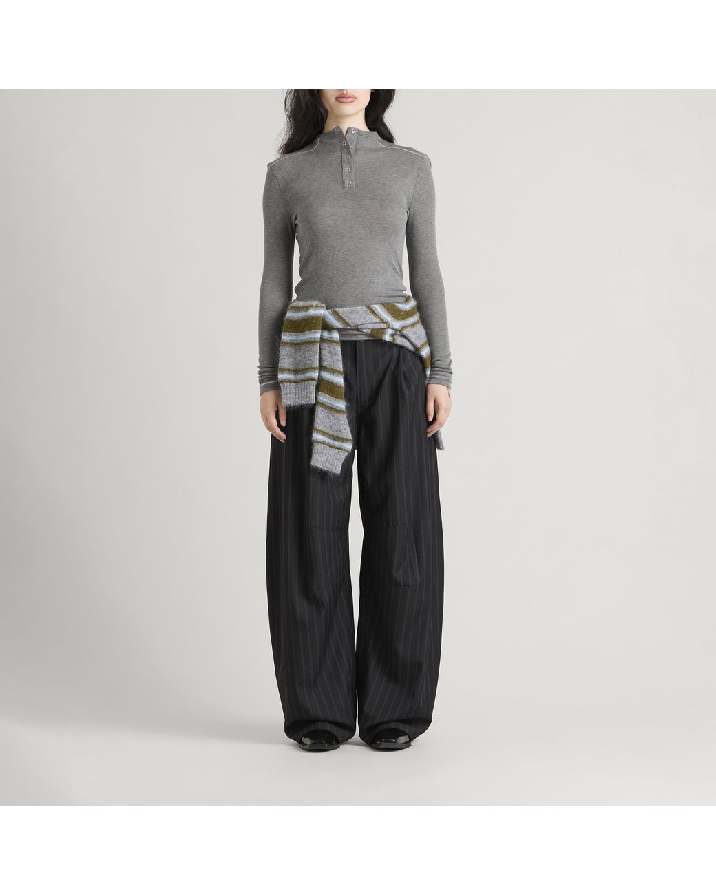 Samsøe & Samsøe Gray End. X Sadodo Long Sleeve Top