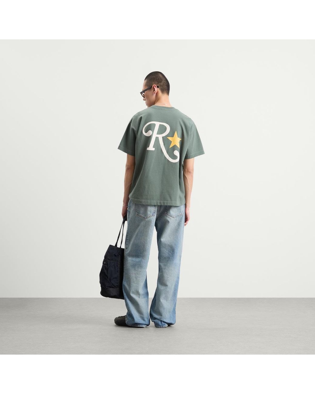 Ronning Gray R Star T-Shirt for men