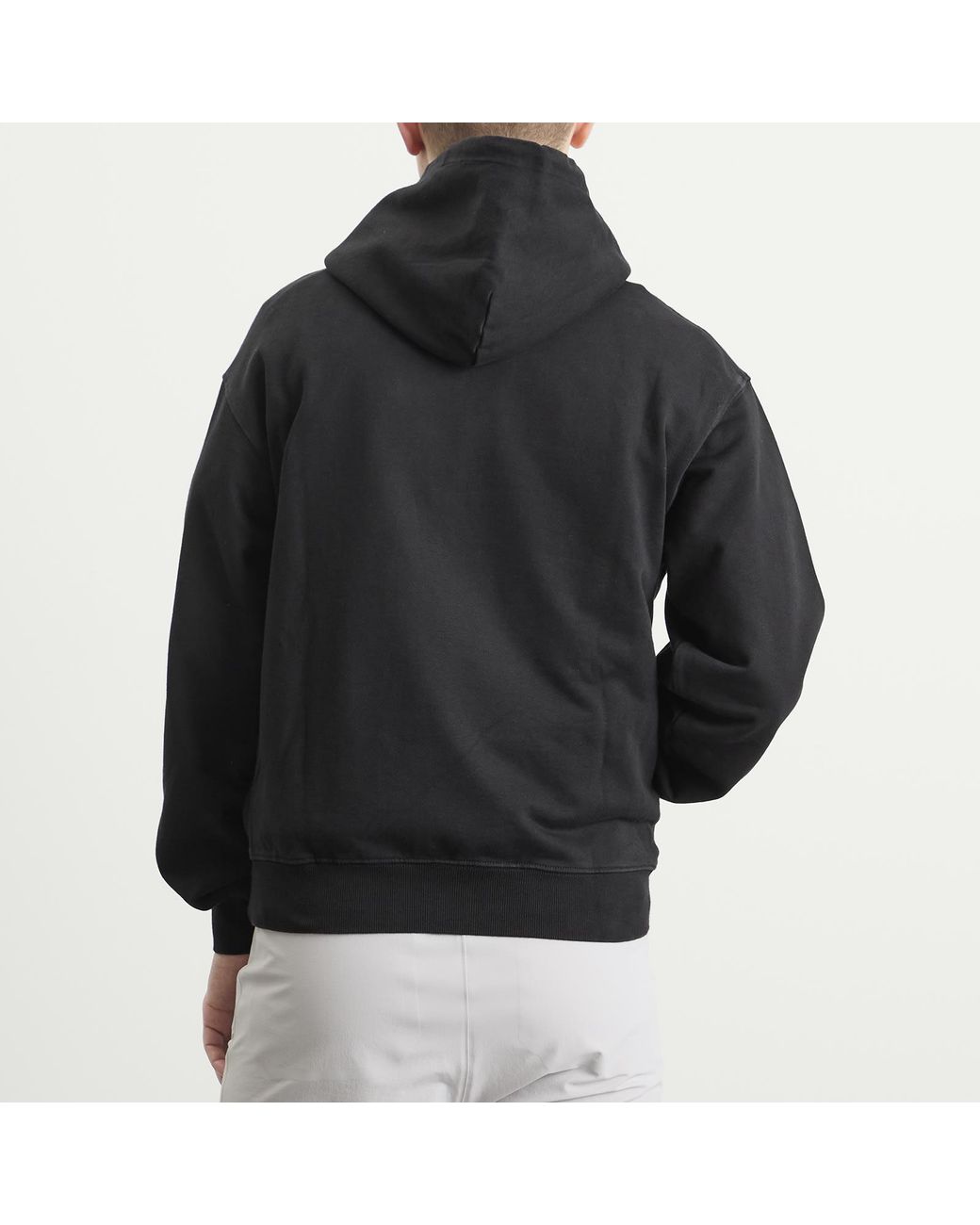 KARMA8A Black Chalk Logo Hoodie for men