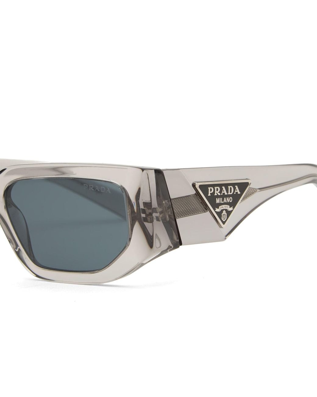 Prada Gray 09Zs Sunglasses for men