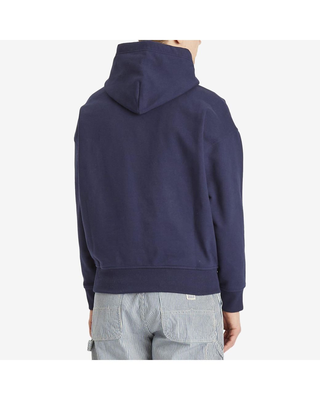 ★POLO RALPH LAUREN★Embroidered Chest Logo Hoodie 関税込★ Polo Ralph Lauren Embroidered Chest Logo Hoodie in Blue for