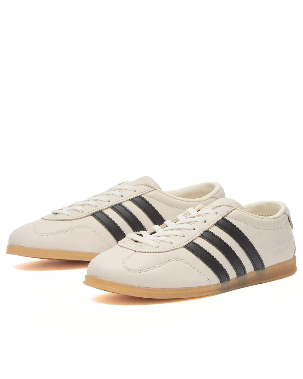 Chalk Line Color:red adidas Gazelle Lo Pro Sneakers in White | Lyst