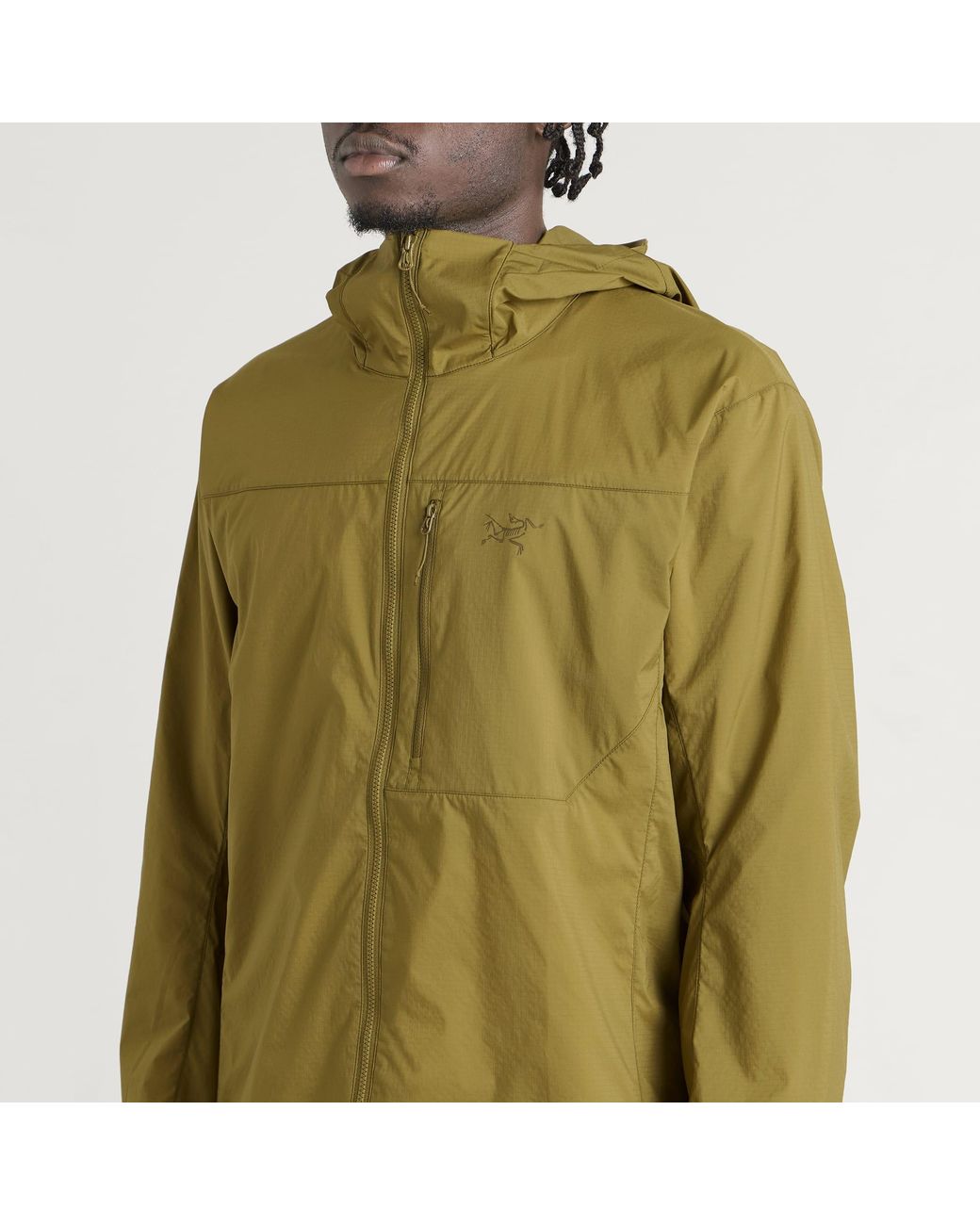 Arc'teryx Green Squamish Hooded Jacket for men