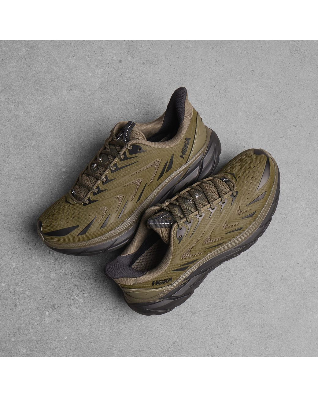 Hoka One One Brown Clifton Utl Sneaker for men
