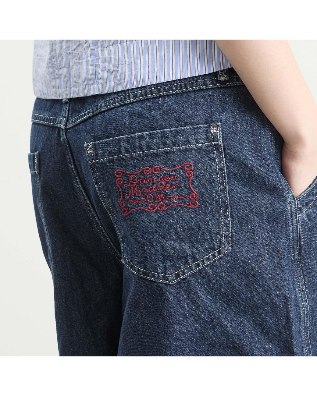 Damson Madder Blue Annie Denim Shorts