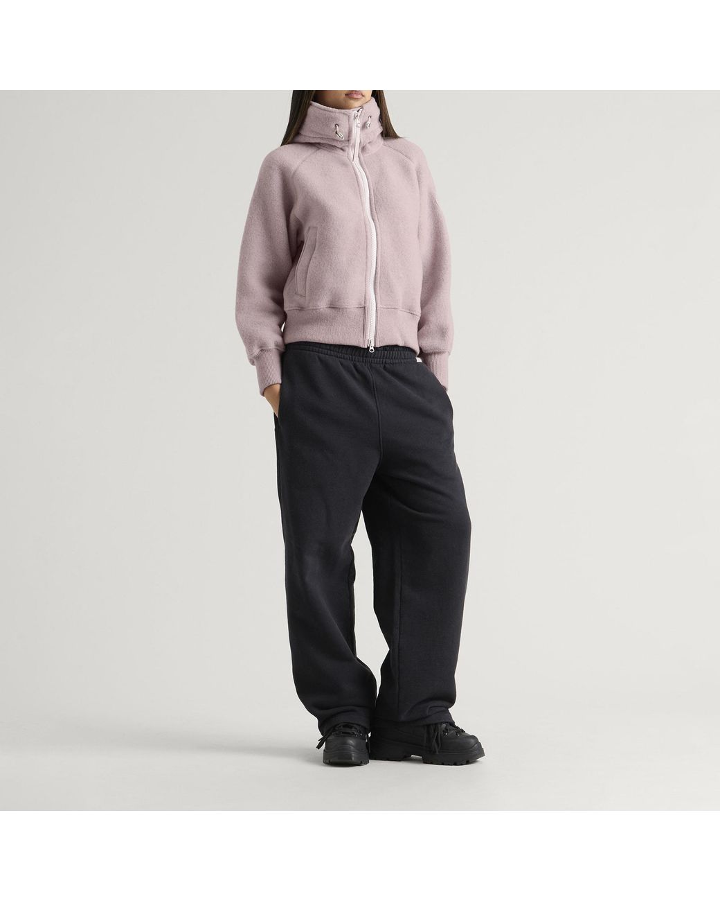 Canada Goose Pink Chilliwack Fleece Bomber Jacket