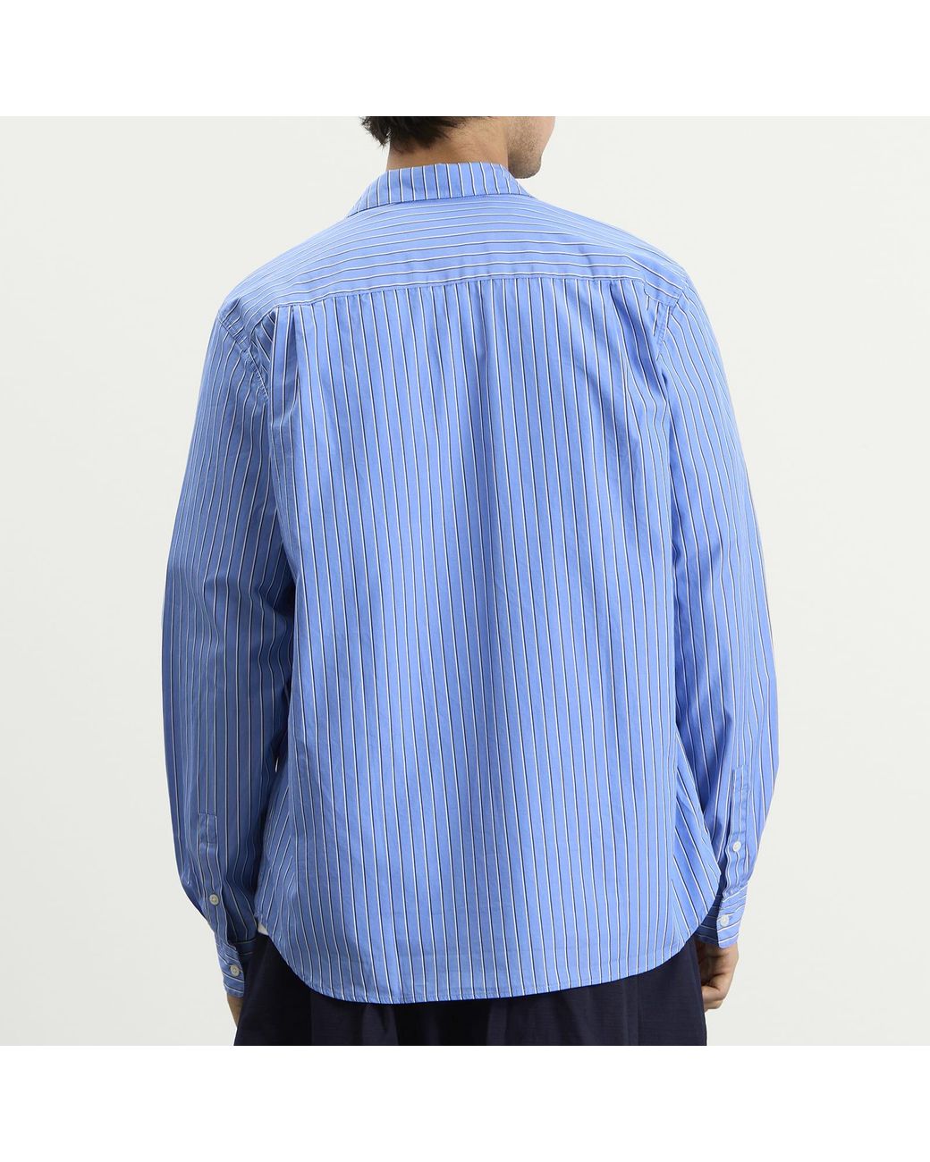YMC Blue Curtis Shirt for men