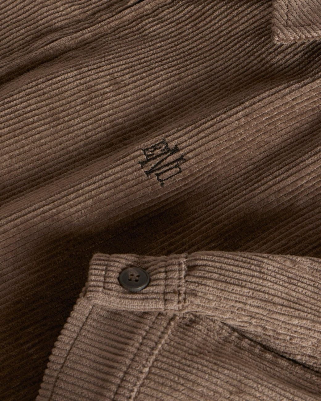 END. Cord Monogram Jacket in Brown for Men | Lyst