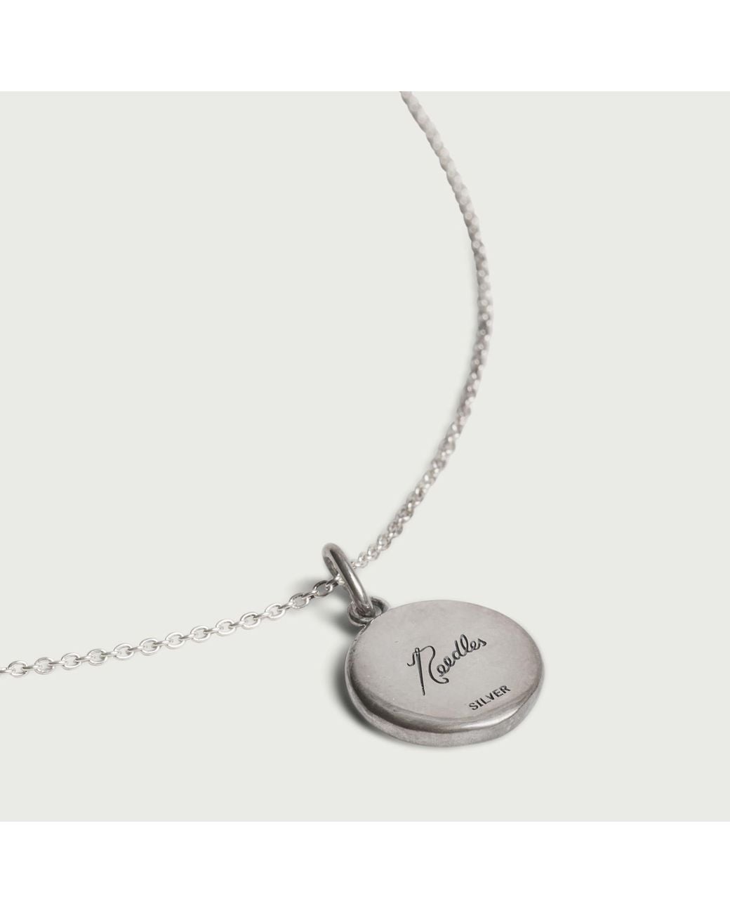 Needles Metallic 925 Pendant Necklace for men