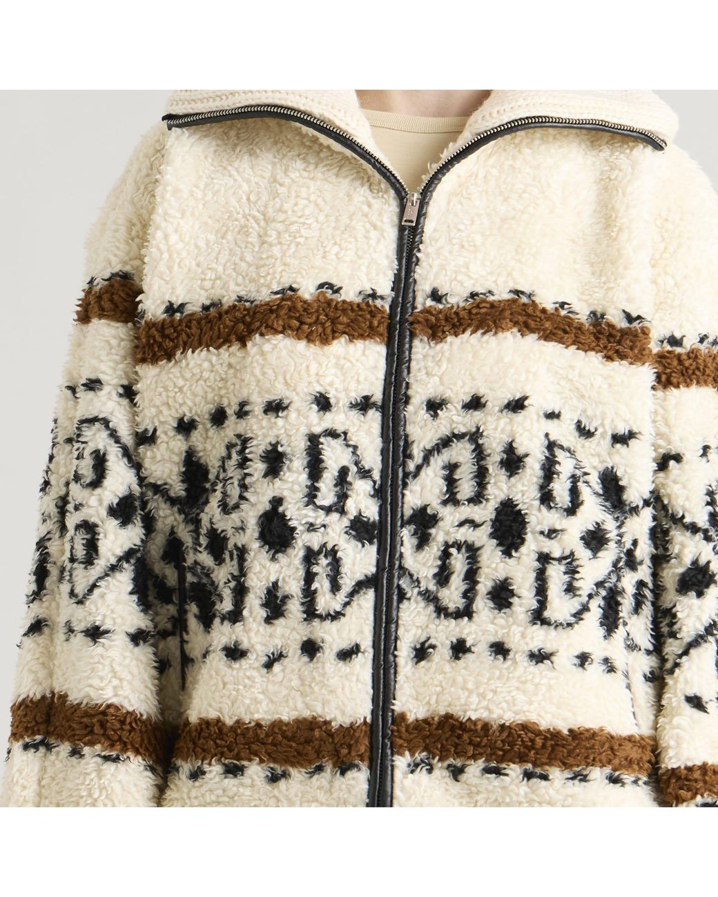 Isabel Marant Natural Étoile Lijka Fleece Jacket
