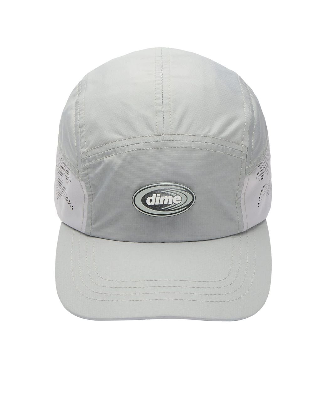 Dime Gray Perforated Tech Cap for men