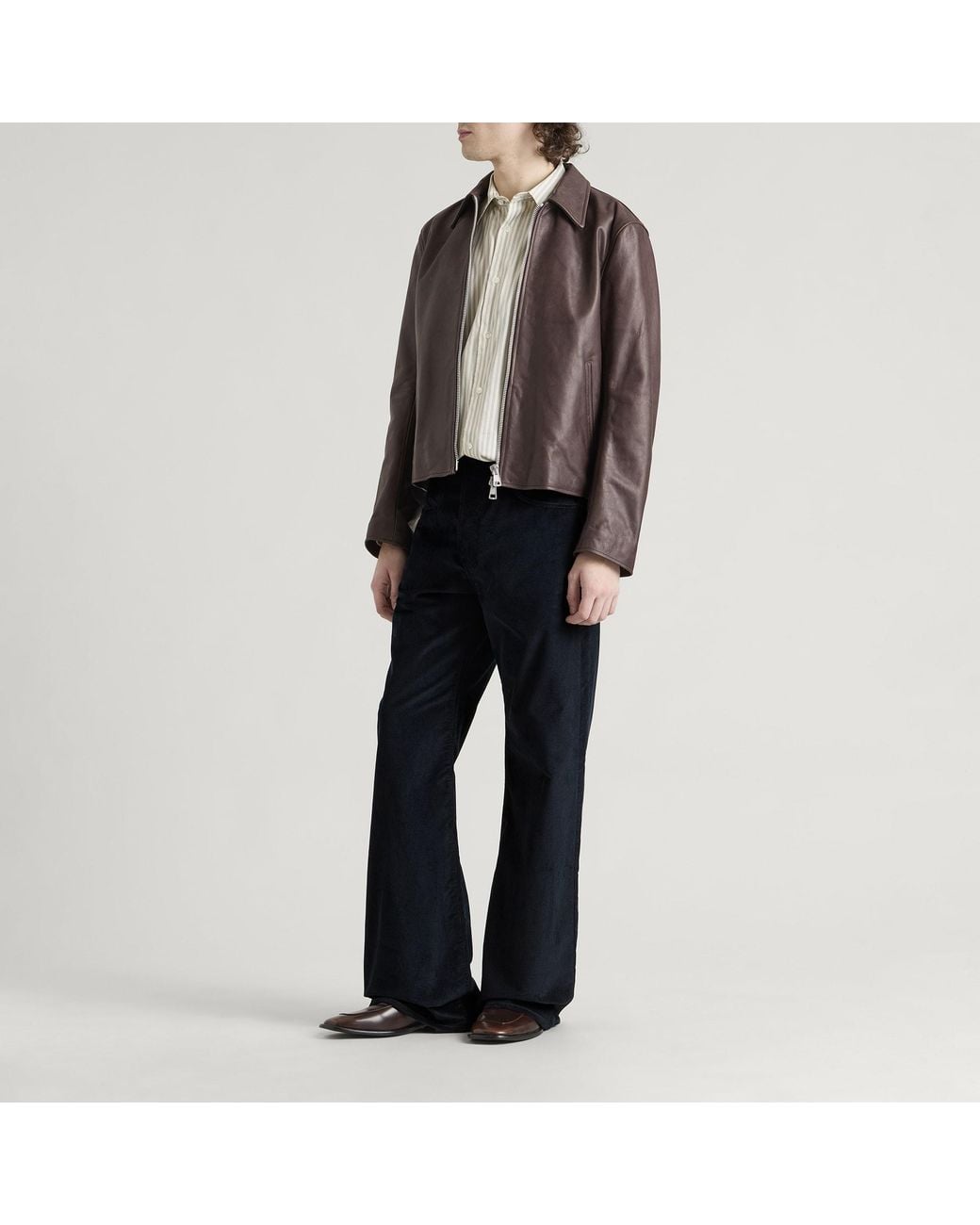 Acne Blue Pentyone Corduroy Trousers for men