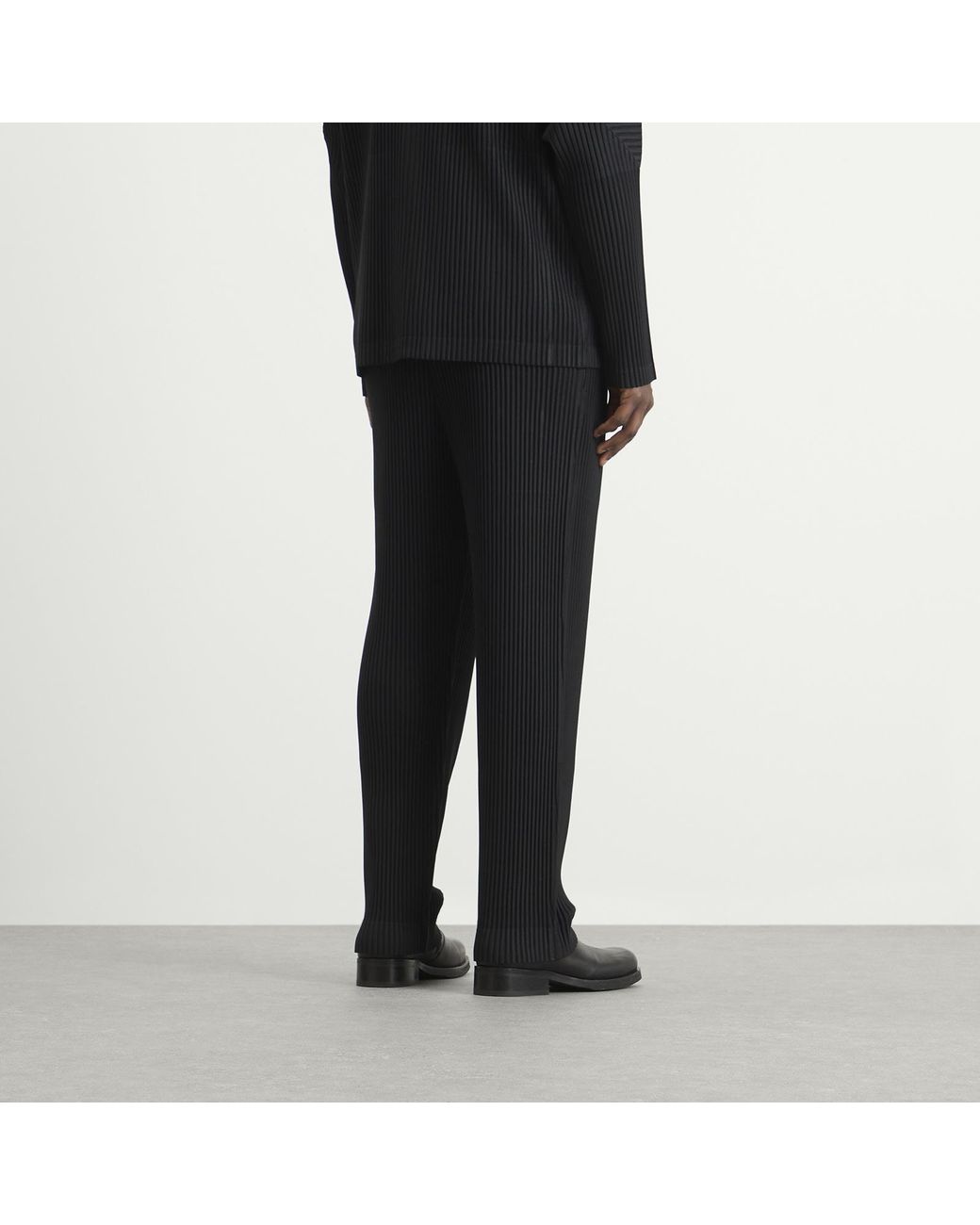 Homme Plissé Issey Miyake Black Pleat Pant for men