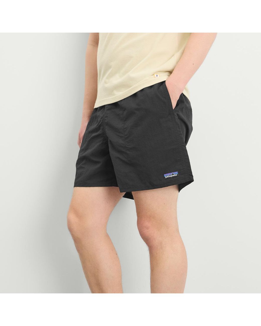 Patagonia Gray Baggies 5" Shorts for men