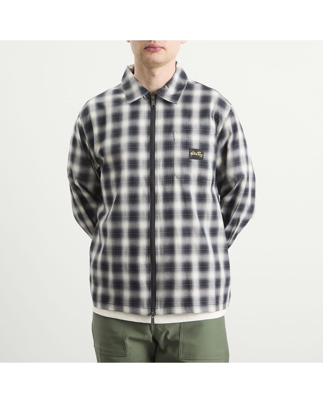 Stan Ray Black Zip Shirt for men