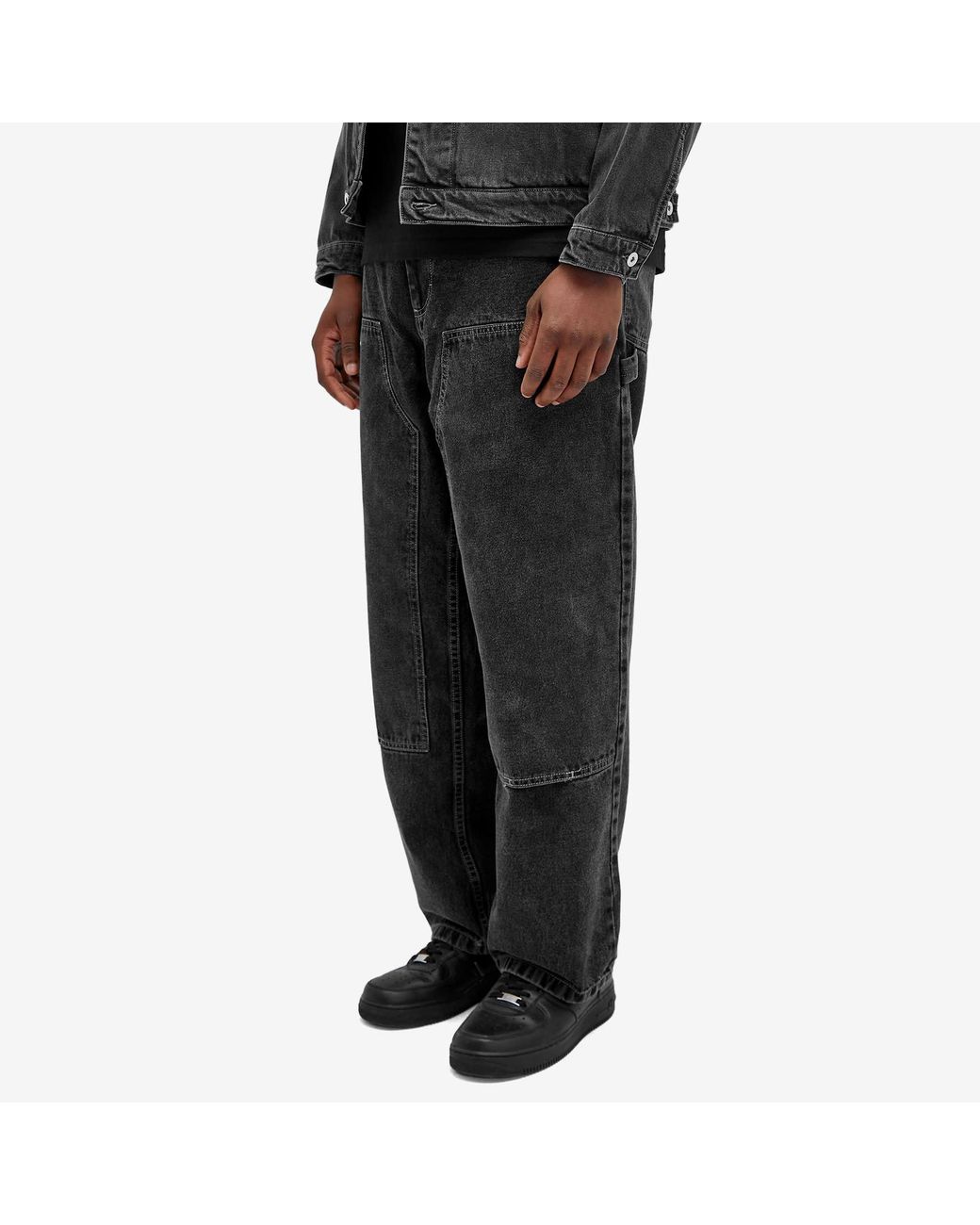 POLAR SKATE Big Boy Double Knee Work Pants in Gray for Men POLAR SKATE Big Boy Double Knee Work Pants in Gray for Men