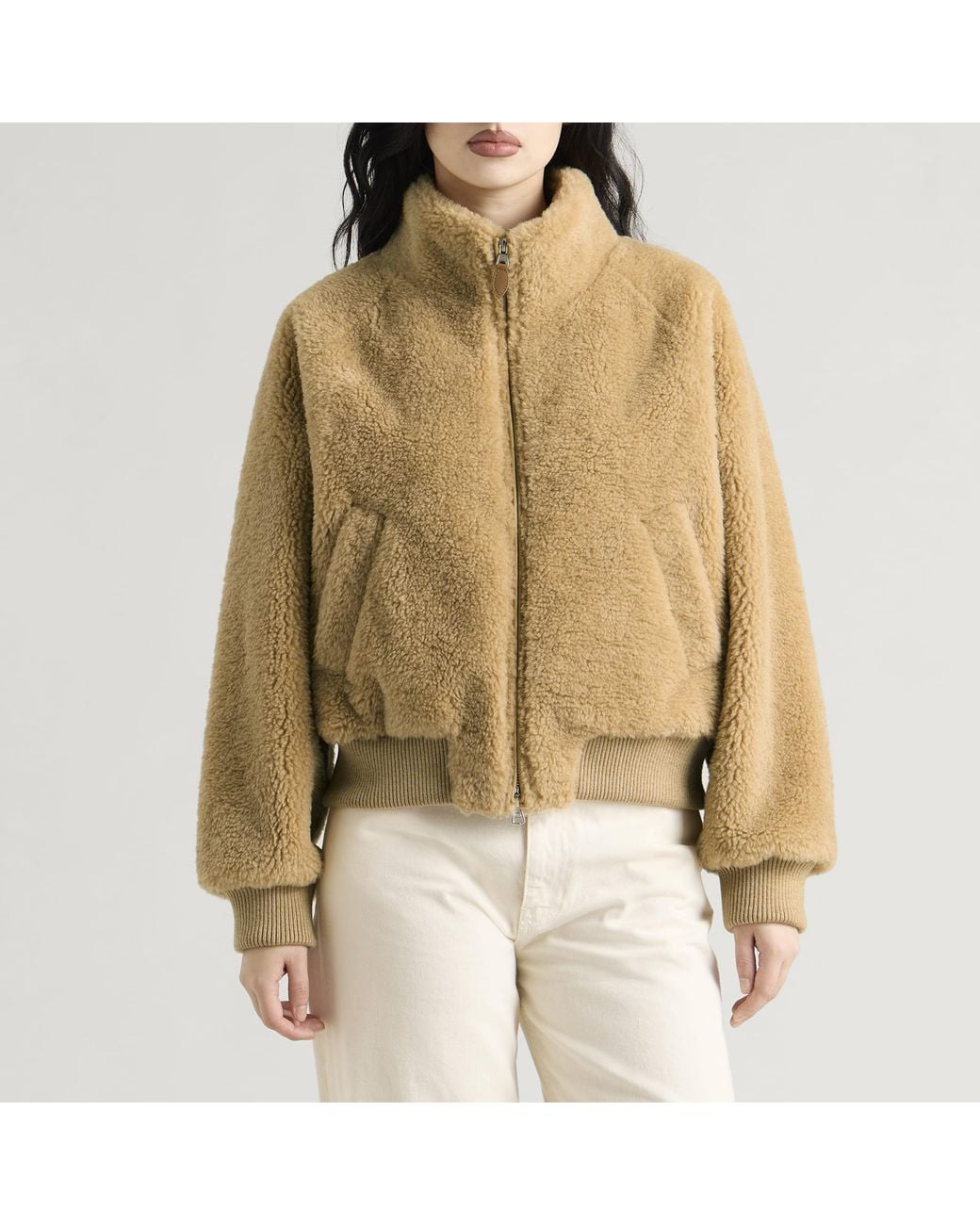 DUNST Natural Boa Fleece Blouson