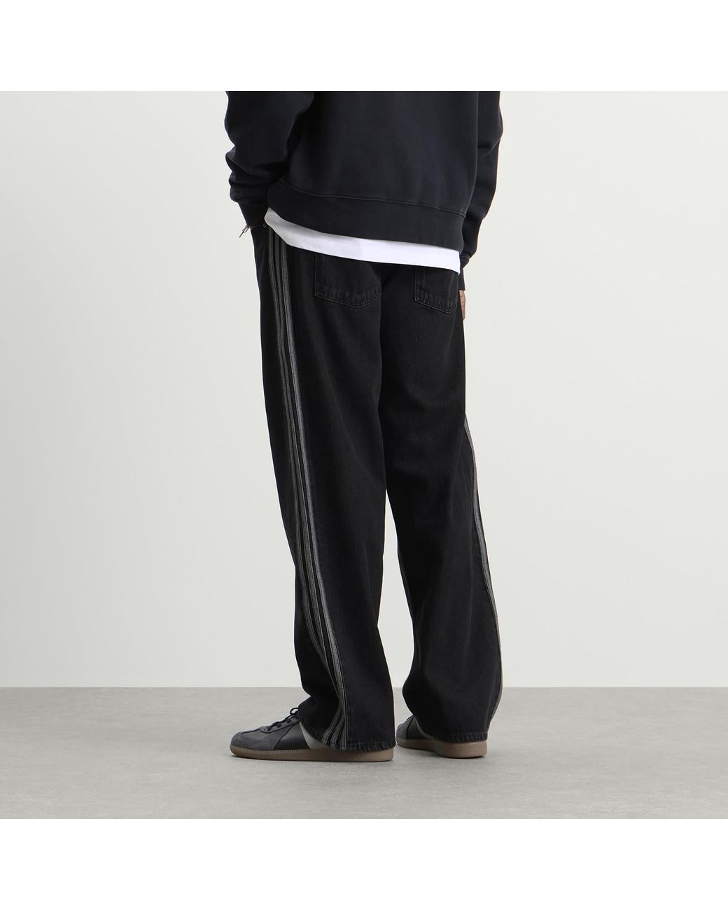 Adidas Black Denim Jeans for men