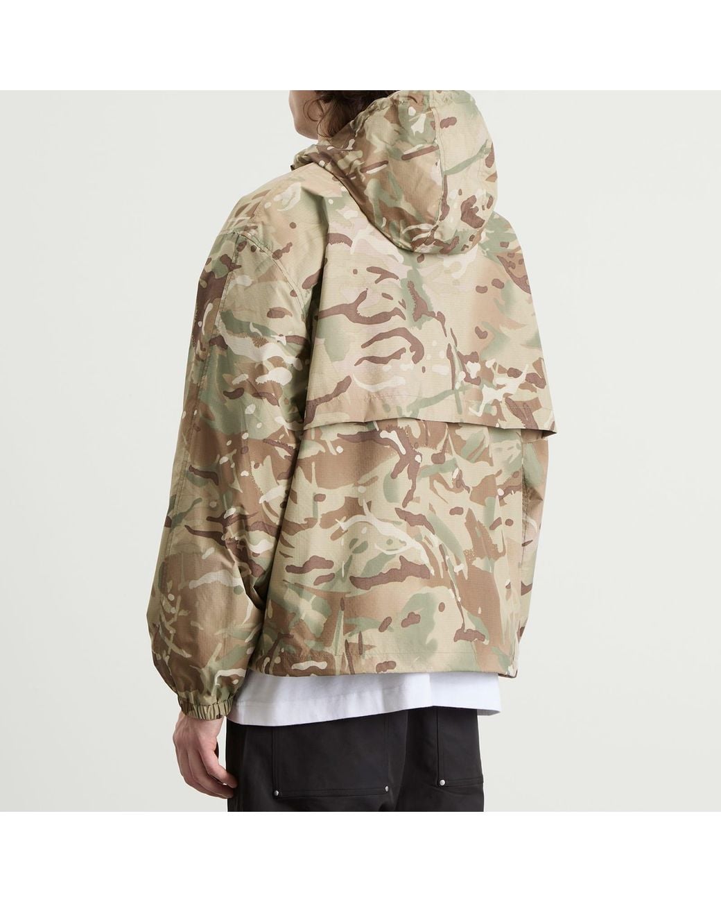 Cole Buxton Brown Nylon Windbreaker for men