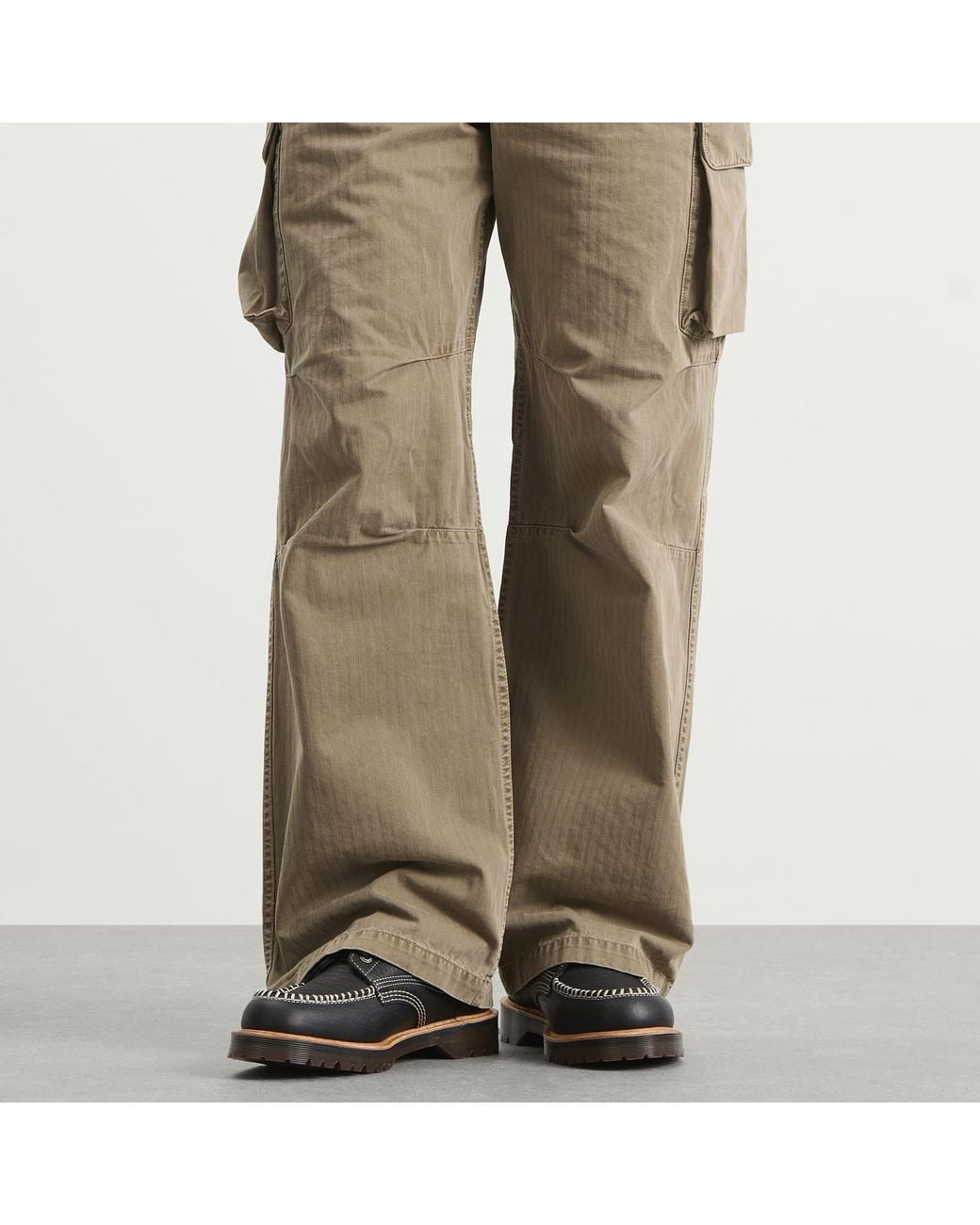 Dr. Martens Brown Lowell Shoe for men