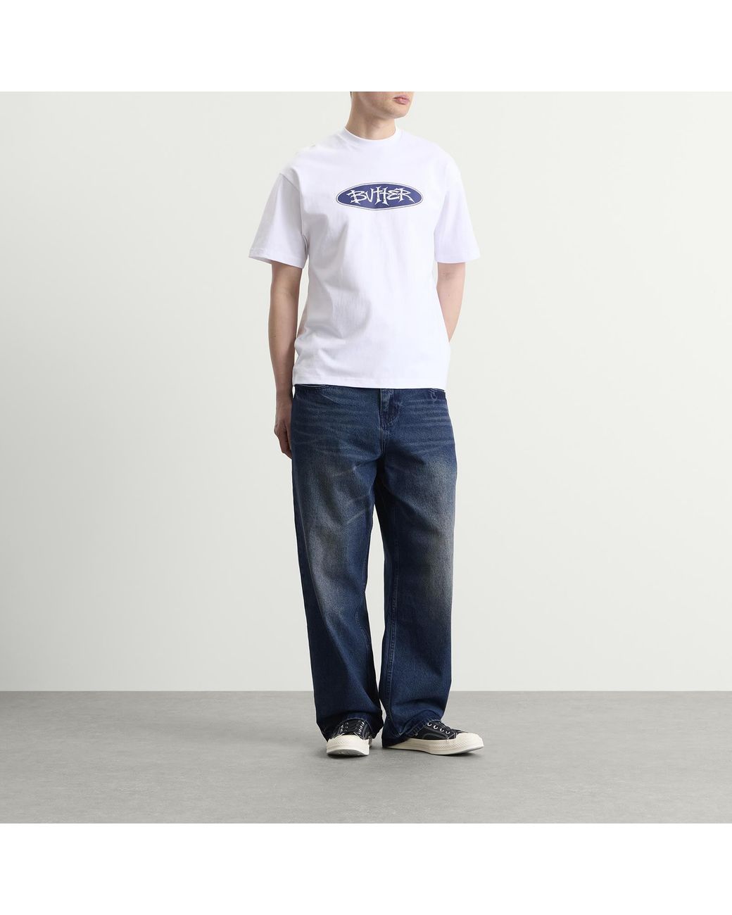 Butter Goods Blue Baggy Denim Jeans for men