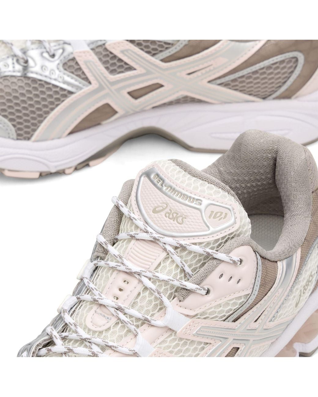 Asics White Gel-Nimbus 10.1 Sneakers