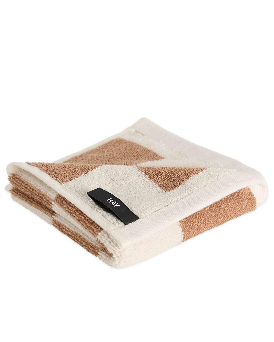 Hay White Check Wash Cloth