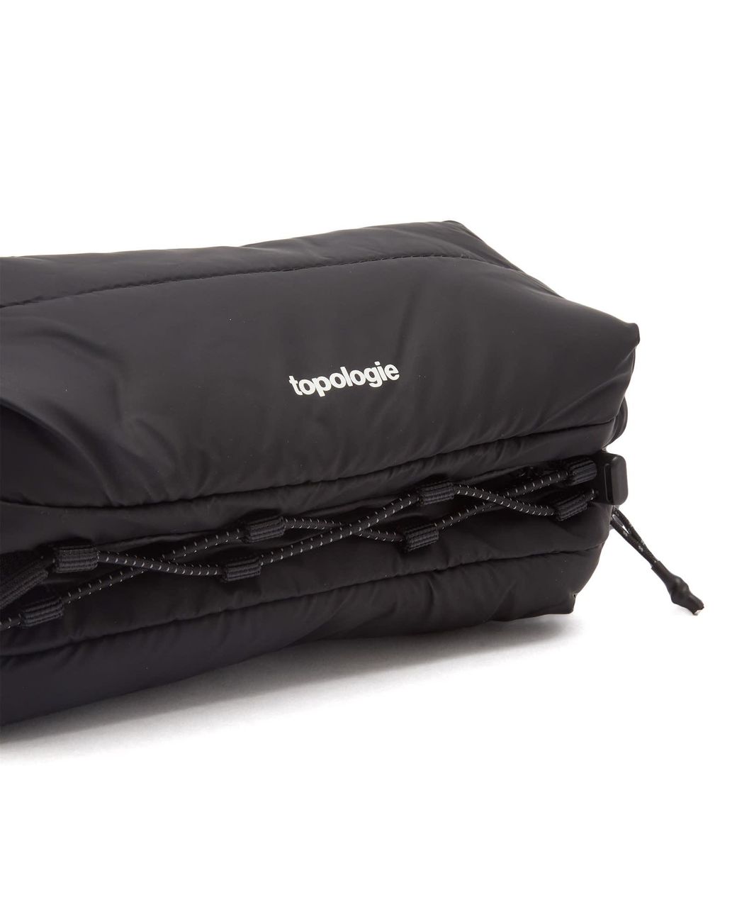 Topologie Black Polyester Bottle Sling Backpack