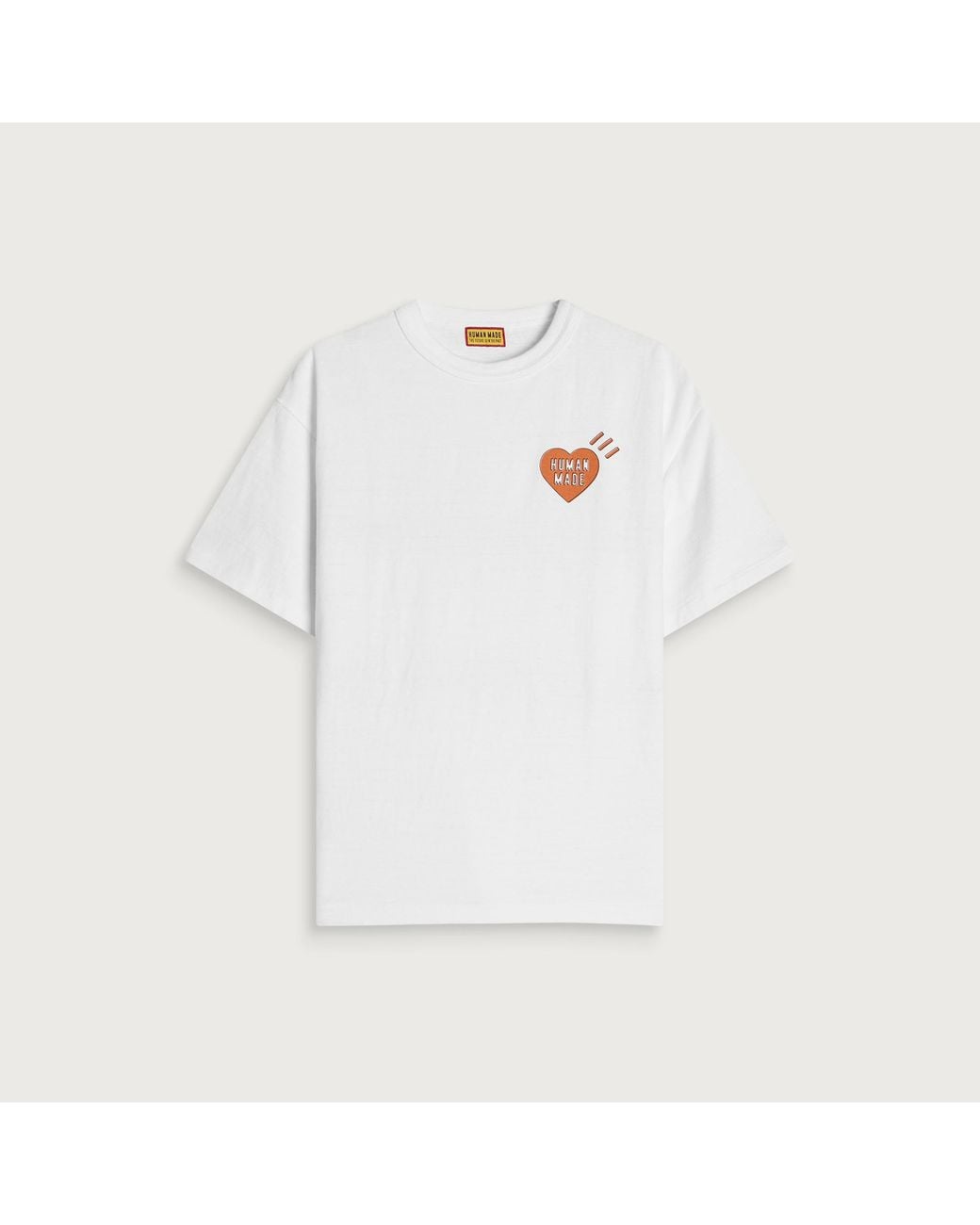 Human Made White Heart Logo T-Shirt for men