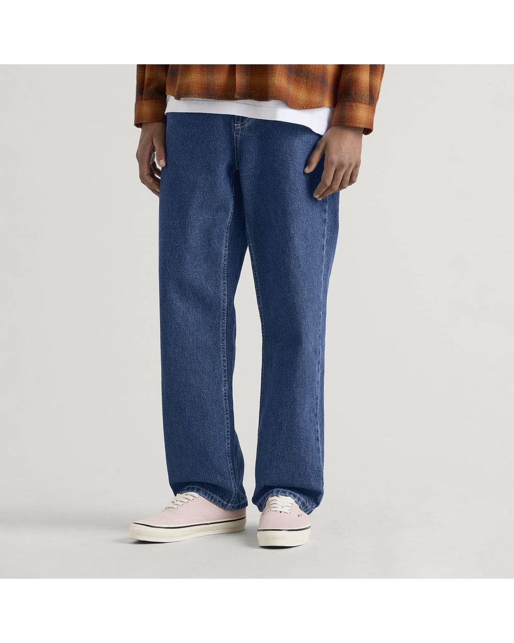 POLAR SKATE Blue 91 Loose Straight Jeans for men